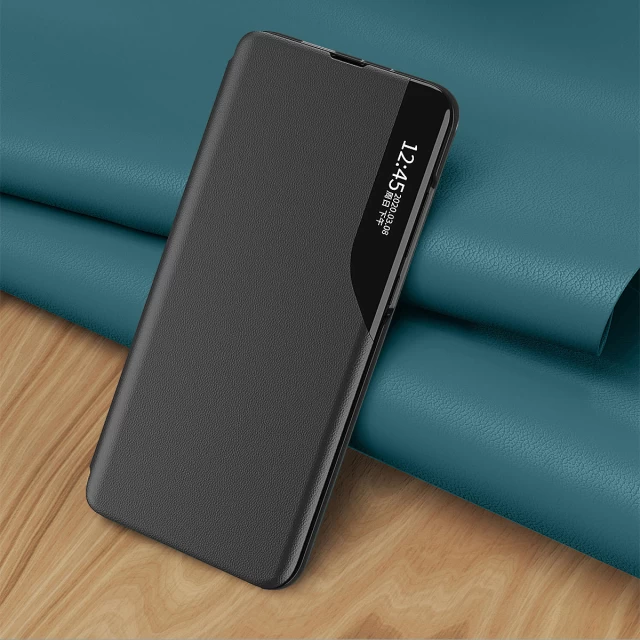 Чехол-книжка HRT Eco Leather View Case для Samsung Galaxy S22 Ultra Blue (9145576241127)