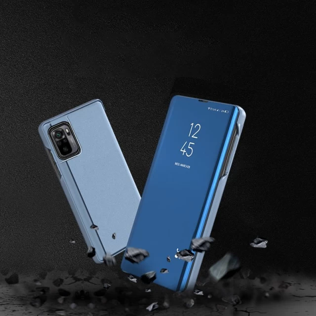 Чохол-книжка HRT Clear View Case для Xiaomi Poco X4 NFC 5G Blue (9145576241226)