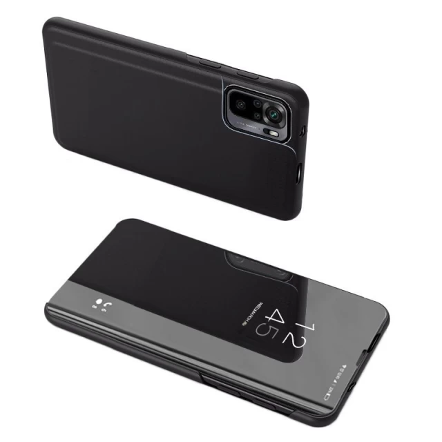 Чехол-книжка HRT Clear View Case для Xiaomi Poco X4 NFC 5G Black (9145576241233)