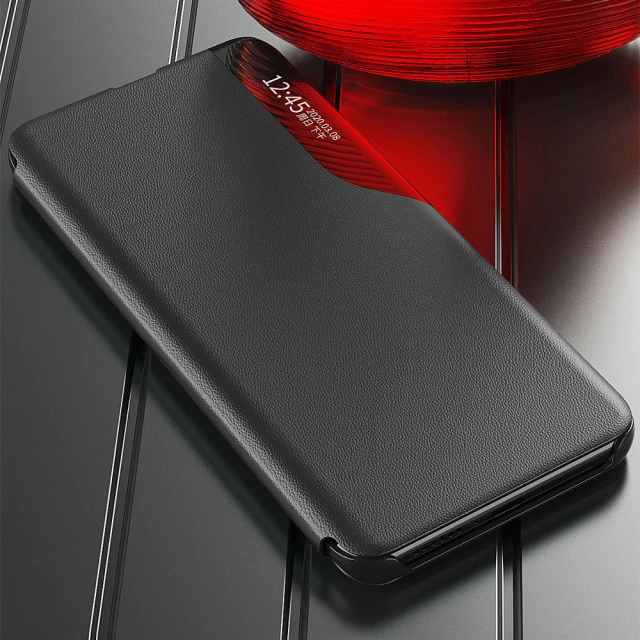 Чехол-книжка HRT Eco Leather View Case для Xiaomi Poco M4 Pro 5G Red (9145576241431)