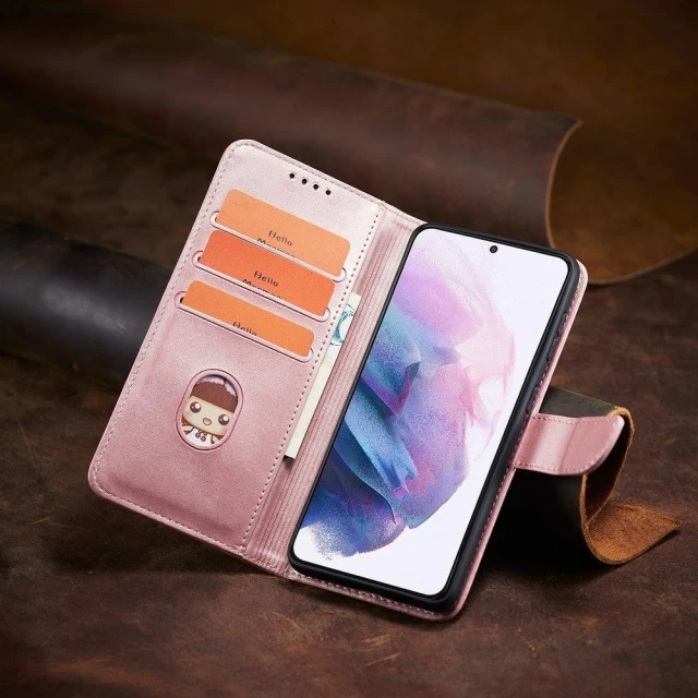 Чехол-книжка HRT Magnet Case для Samsung Galaxy S22 Ultra Pink (9145576241875)