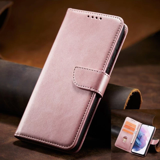 Чехол-книжка HRT Magnet Case для Samsung Galaxy S22 Ultra Pink (9145576241875)