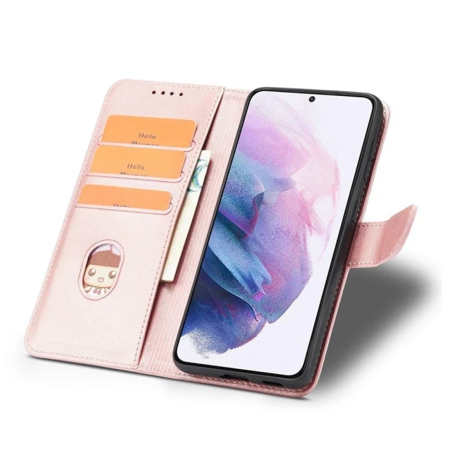 Чохол-книжка HRT Magnet Case для Samsung Galaxy S22 Ultra Pink (9145576241875)