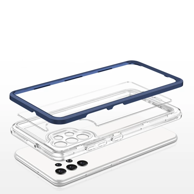 Чехол HRT Clear 3in1 Case для Samsung Galaxy A32 5G Blue (9145576242704)