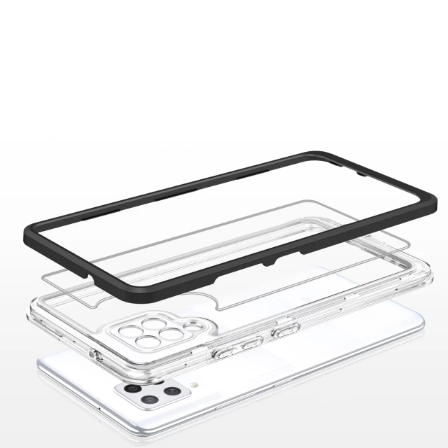 Чохол HRT Clear 3in1 Case для Samsung Galaxy A42 5G Black (9145576242728)