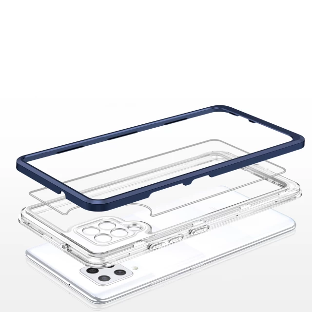 Чохол HRT Clear 3in1 Case для Samsung Galaxy A42 5G Blue (9145576242735)