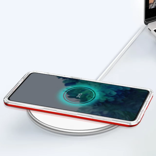 Чохол HRT Clear 3in1 Case для Samsung Galaxy S22 Plus Transparent Red (9145576243015)