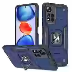 Чохол Wozinsky Ring Armor для Xiaomi Redmi Note 11 Pro 5G/11 Pro Plus/Mi 11i Blue (9145576243312)
