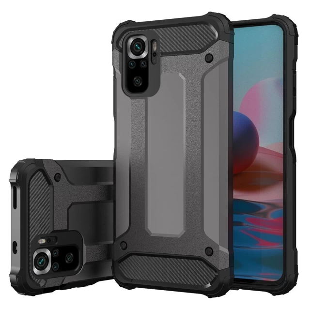 Чехол HRT Hybrid Armor для Xiaomi Poco M4 Pro 5G Black (9145576244364)