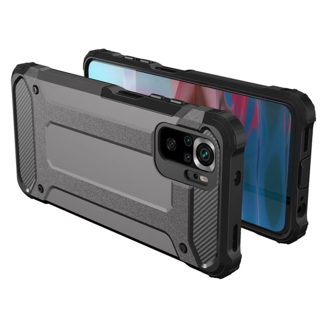 Чохол HRT Hybrid Armor для Xiaomi Poco M4 Pro 5G Black (9145576244364)