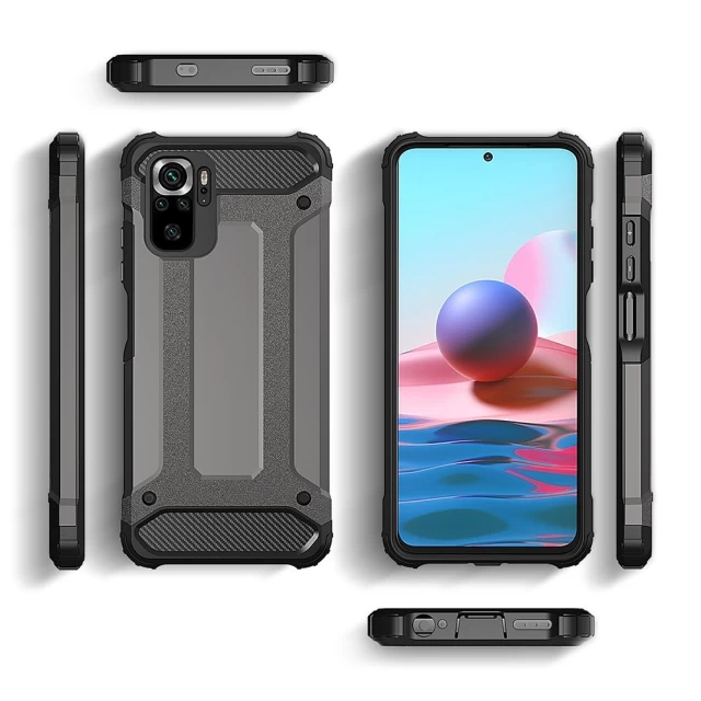 Чохол HRT Hybrid Armor для Xiaomi Poco M4 Pro 5G Black (9145576244364)