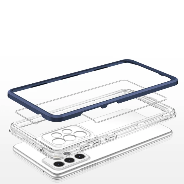 Чохол HRT Clear 3in1 Case для Samsung Galaxy A13 5G Blue (9145576244432)