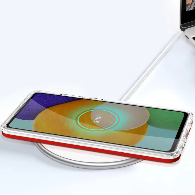 Чохол HRT Clear 3in1 Case для Samsung Galaxy A13 5G Red (9145576244449)