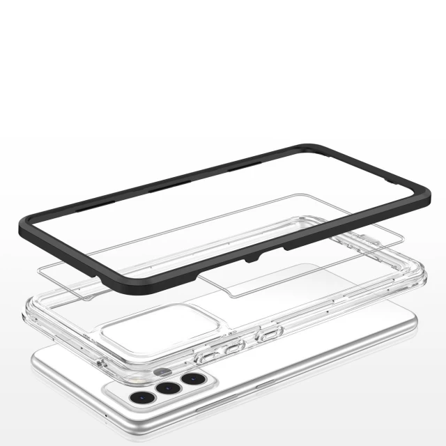 Чехол HRT Clear 3in1 Case для Samsung Galaxy A53 5G Black (9145576244548)