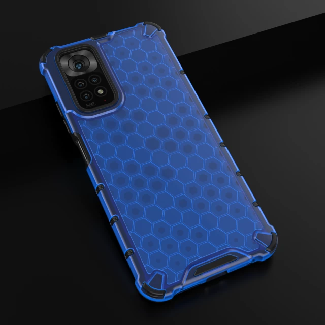 Чехол HRT Honeycomb для Xiaomi Redmi Note 11 | 11S Blue (9145576244852)