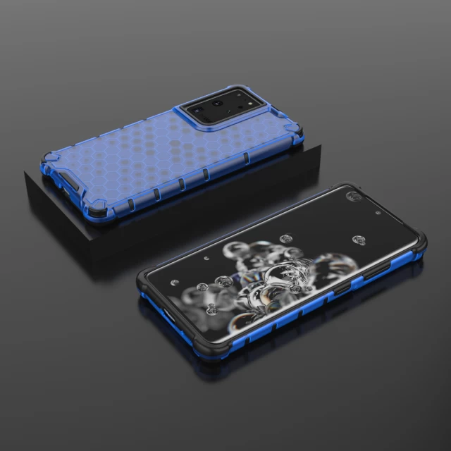 Чехол HRT Honeycomb для Samsung Galaxy S22 Ultra Blue (9145576244883)