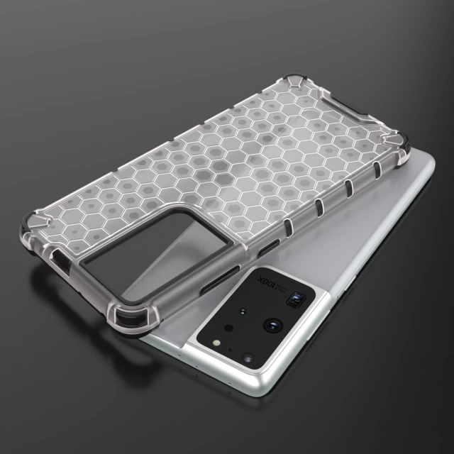 Чохол HRT Honeycomb для Samsung Galaxy S22 Ultra Transparent (9145576244890)