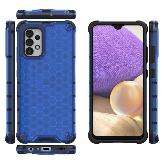 Чехол HRT Honeycomb для Samsung Galaxy A03s Blue (9145576244975)
