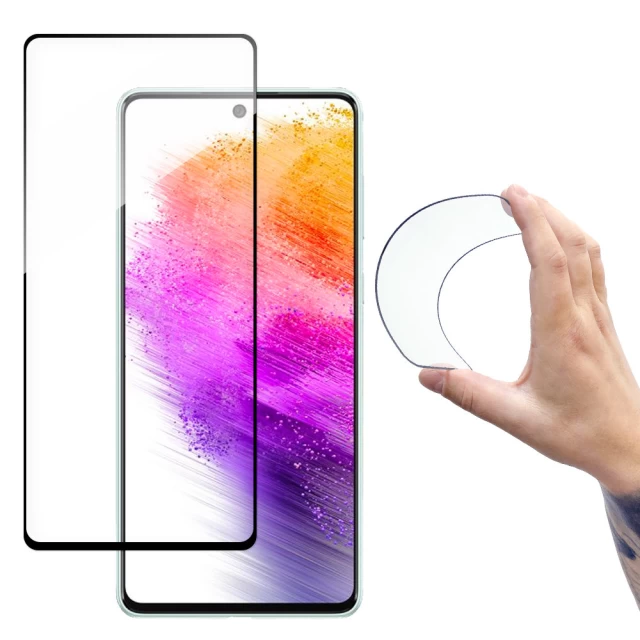 Защитное стекло Wozinsky Flexi Nano для Samsung Galaxy A73 Transparent (9145576245200)