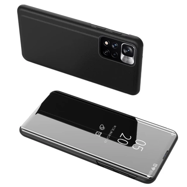 Чехол-книжка HRT Clear View Case для Xiaomi Redmi Note 11 Pro 5G/4G | 11 Pro Plus 5G Black (9145576246375)