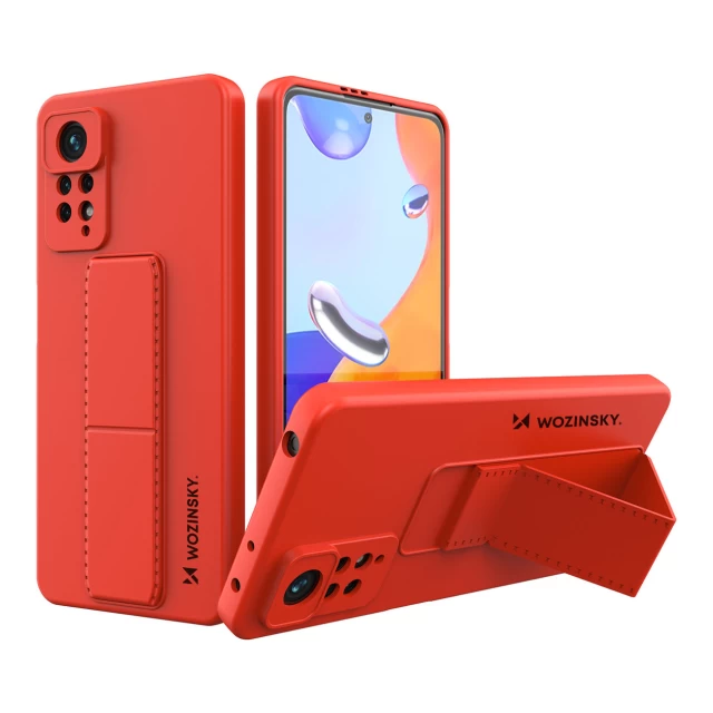 Чехол Wozinsky Kickstand Case для Xiaomi Poco X4 Pro 5G Red (9145576247495)