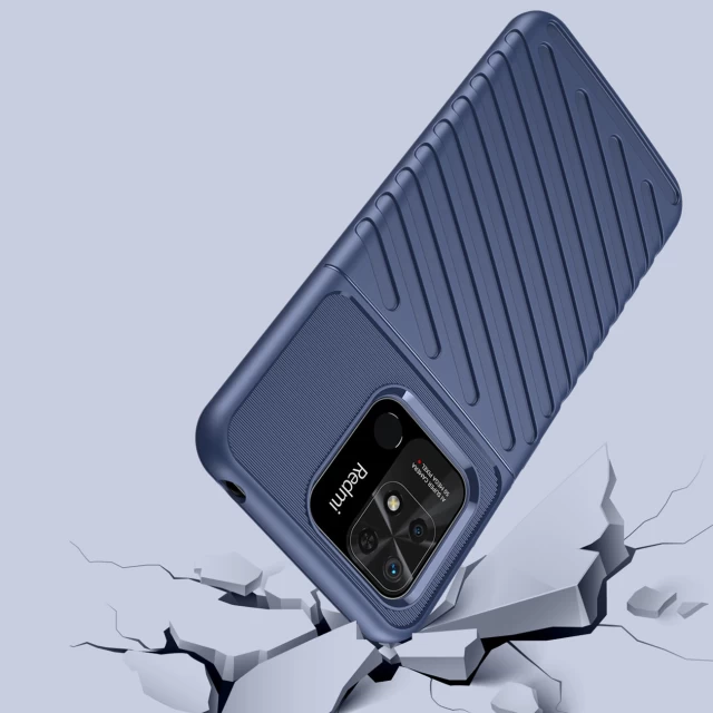 Чехол HRT Thunder Case для Xiaomi Redmi 10C Blue (9145576248928)