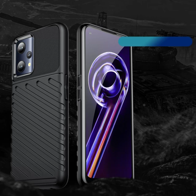 Чехол HRT Thunder Case для Realme 9 Pro Black (9145576249079)
