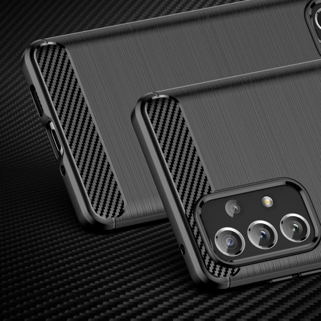 Чохол HRT Carbon Case для Samsung Galaxy A73 Black (9145576249147)