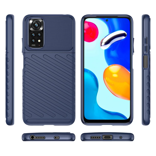 Чохол HRT Thunder Case для Xiaomi Redmi Note 11 Pro Plus 5G | 11 Pro 5G/4G Blue (9145576249222)