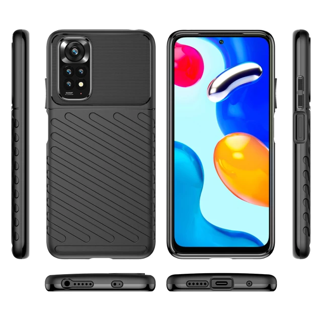 Чохол HRT Thunder Case для Xiaomi Redmi Note 11 Pro Plus 5G | 11 Pro 5G/4G Black (9145576249239)