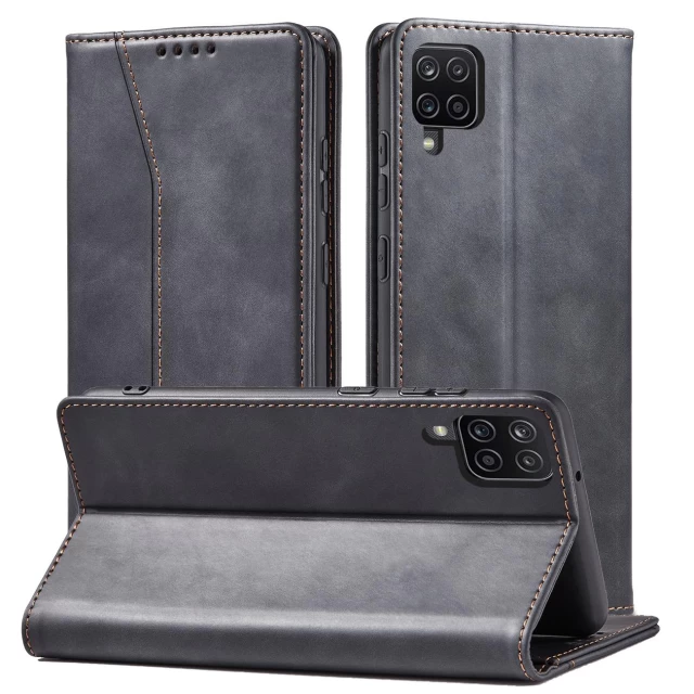 Чехол-книжка HRT Magnet Fancy Case для Samsung Galaxy A12 5G Black (9145576249666)