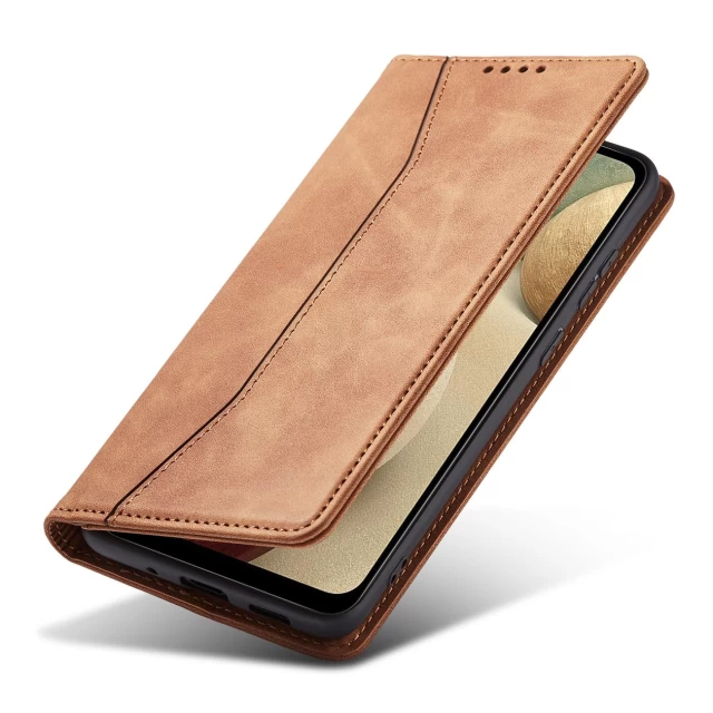 Чехол-книжка HRT Magnet Fancy Case для Samsung Galaxy A12 5G Brown (9145576249680)