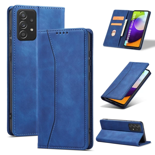 Чехол-книжка HRT Magnet Fancy Case для Samsung Galaxy A52 5G Blue (9145576249710)