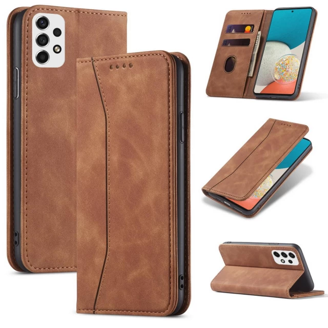 Чехол-книжка HRT Magnet Fancy Case для Samsung Galaxy A53 5G Brown (9145576249802)