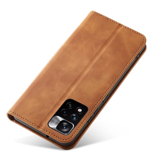 Чехол-книжка HRT Magnet Fancy Case для Xiaomi Redmi Note 11 Pro Brown (9145576249888)