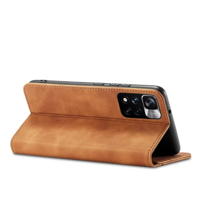 Чохол-книжка HRT Magnet Fancy Case для Xiaomi Redmi Note 11 Pro Brown (9145576249888)