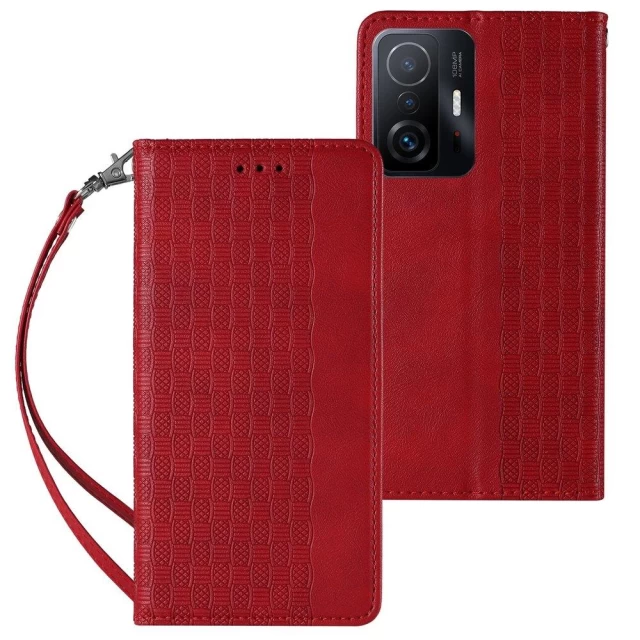 Чохол-книжка HRT Magnet Strap Case для Samsung Galaxy A12 5G Red (9145576250372)