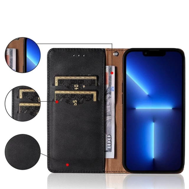 Чехол-книжка HRT Magnet Strap Case для Samsung Galaxy A52 5G Black (9145576250389)