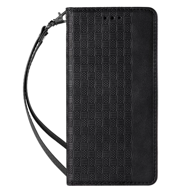 Чохол-книжка HRT Magnet Strap Case для Samsung Galaxy S22 Ultra Black (9145576250662)