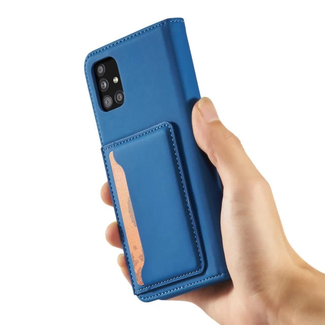 Чохол-книжка HRT Magnet Card Case для Samsung Galaxy A12 5G Blue (9145576251034)