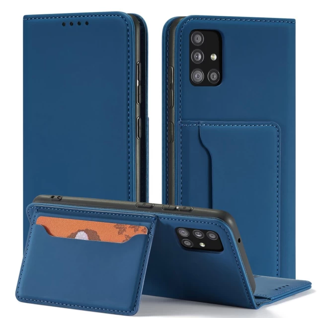 Чехол-книжка HRT Magnet Card Case для Samsung Galaxy A52 5G Blue (9145576251072)
