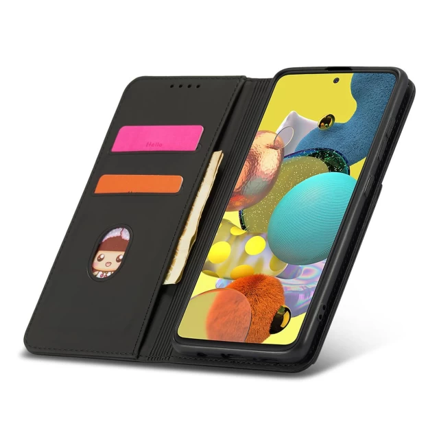 Чехол-книжка HRT Magnet Card Case для Xiaomi Redmi Note 11 Black (9145576251188)