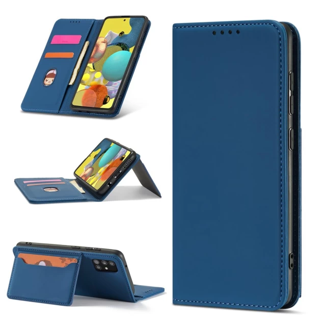 Чехол-книжка HRT Magnet Card Case для Xiaomi Redmi Note 11 Blue (9145576251195)