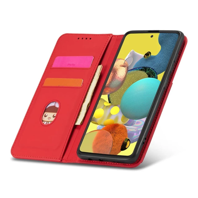 Чохол-книжка HRT Magnet Card Case для Xiaomi Redmi Note 11 Red (9145576251218)