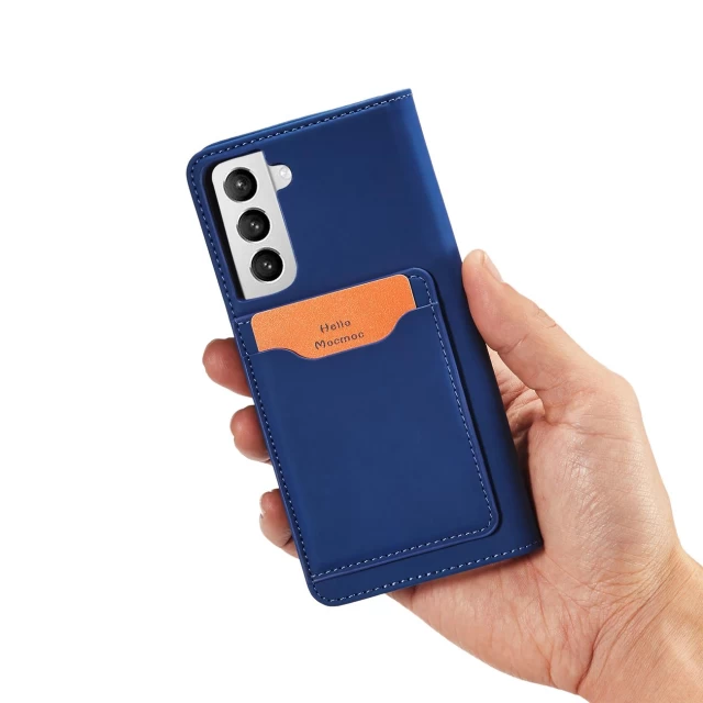 Чехол-книжка HRT Magnet Card Case для Samsung Galaxy S22 Blue (9145576251270)