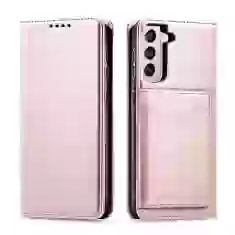 Чохол-книжка HRT Magnet Card Case для Samsung Galaxy S22 Pink (9145576251287)