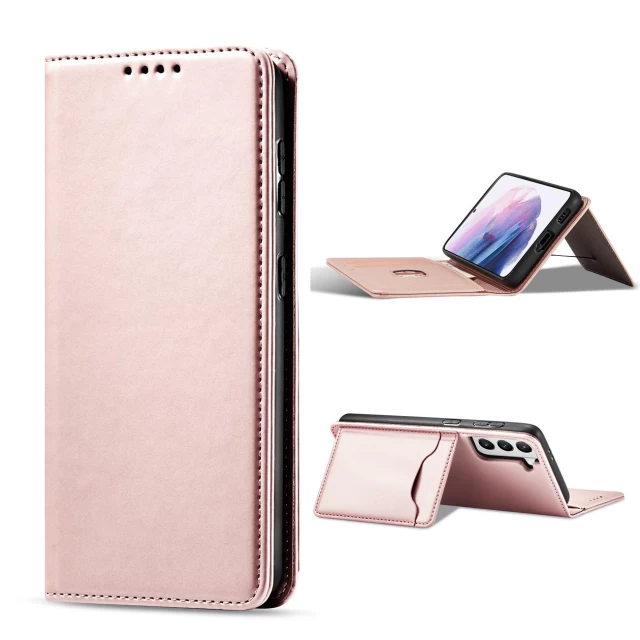 Чехол-книжка HRT Magnet Card Case для Samsung Galaxy S22 Pink (9145576251287)