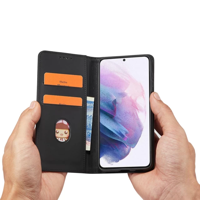 Чехол-книжка HRT Magnet Card Case для Samsung Galaxy S22 Plus Black (9145576251300)