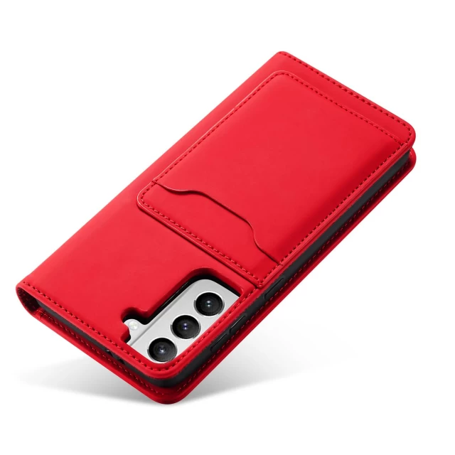 Чохол-книжка HRT Magnet Card Case для Samsung Galaxy S22 Plus Red (9145576251331)