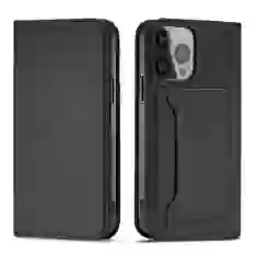 Чехол-книжка HRT Magnet Card Case для Samsung Galaxy S22 Ultra Black (9145576251348)